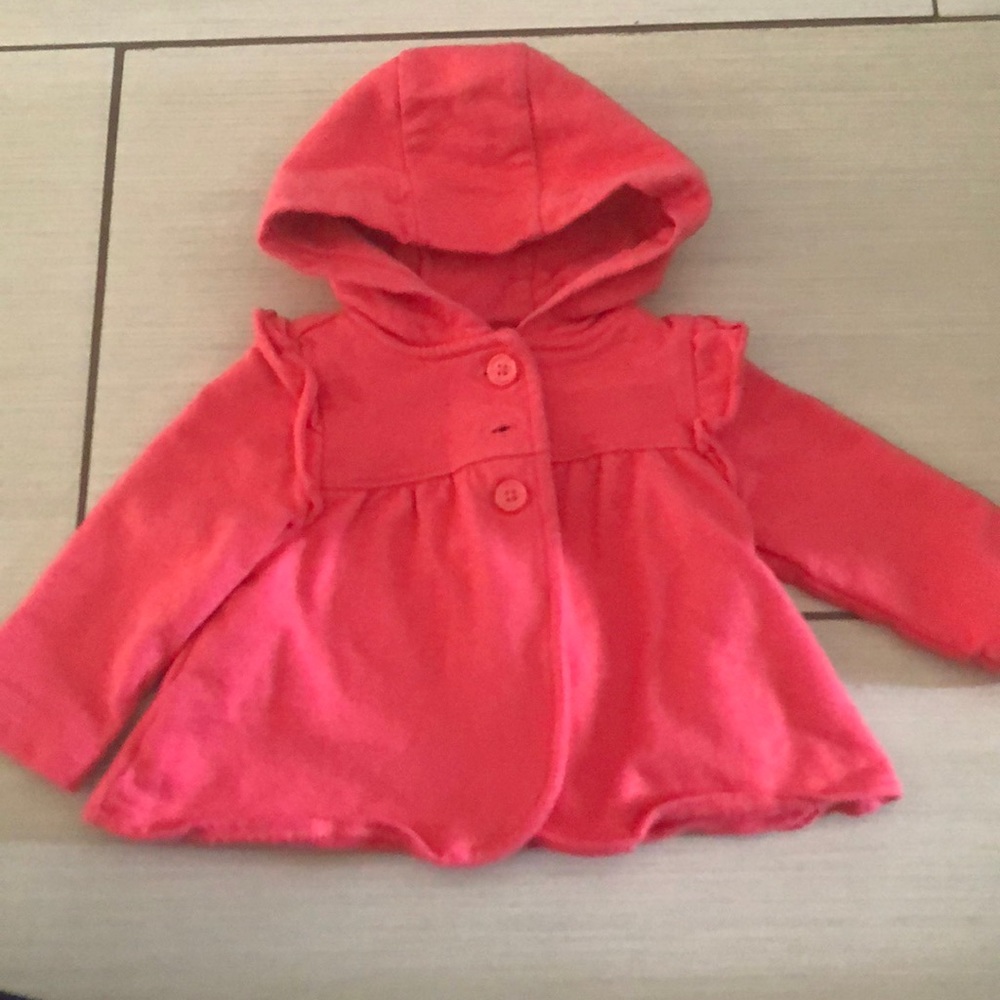 Pink baby girls thin jacket